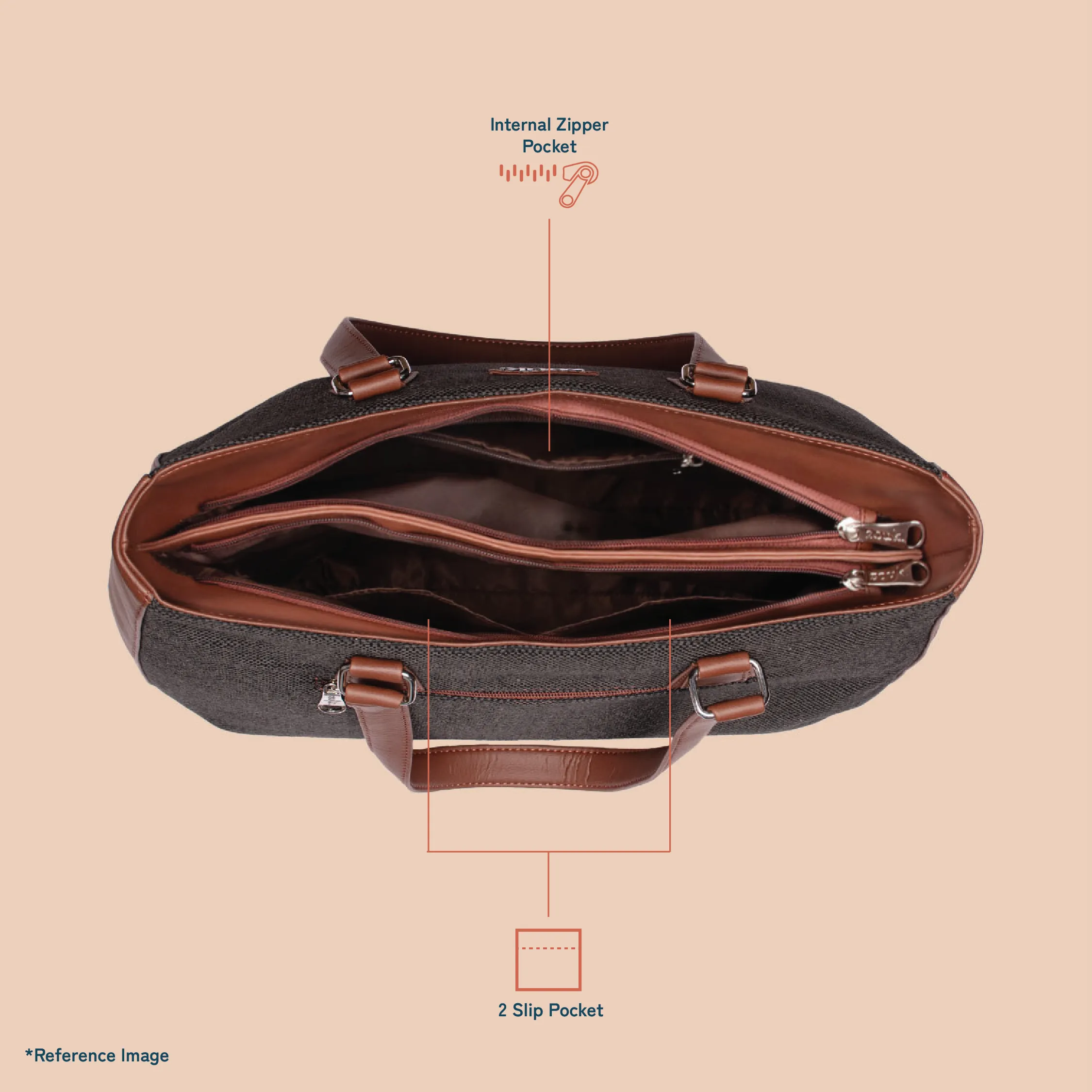 Mughal Motif Getaway Tote Bag