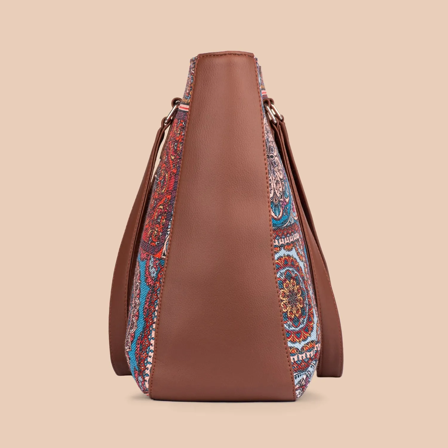 Multicolor Mandala Print Getaway Tote Bag