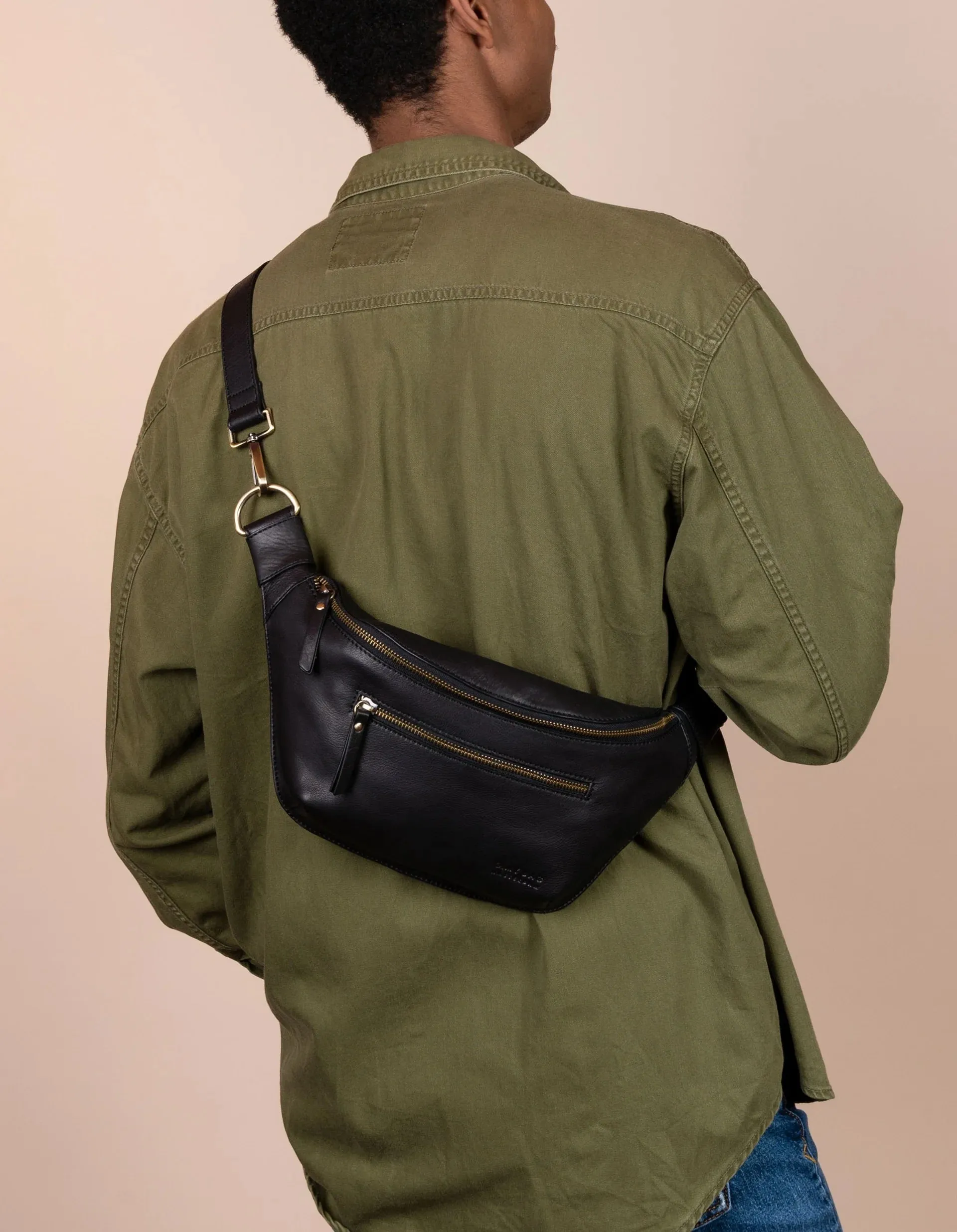O My Bag Drew - Black / 2 Straps