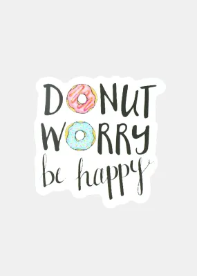Official Key Items Sticker - Donut Worry