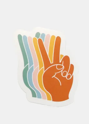 Official Key Items Sticker - Peace Hands