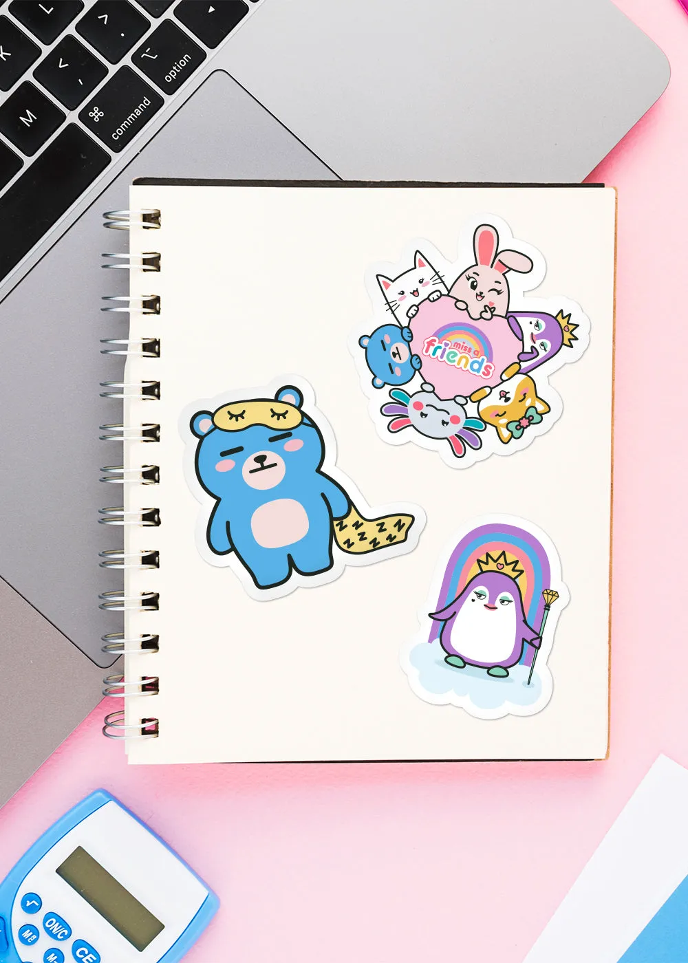 Official Key Items Sticker - Rainbow Poppie