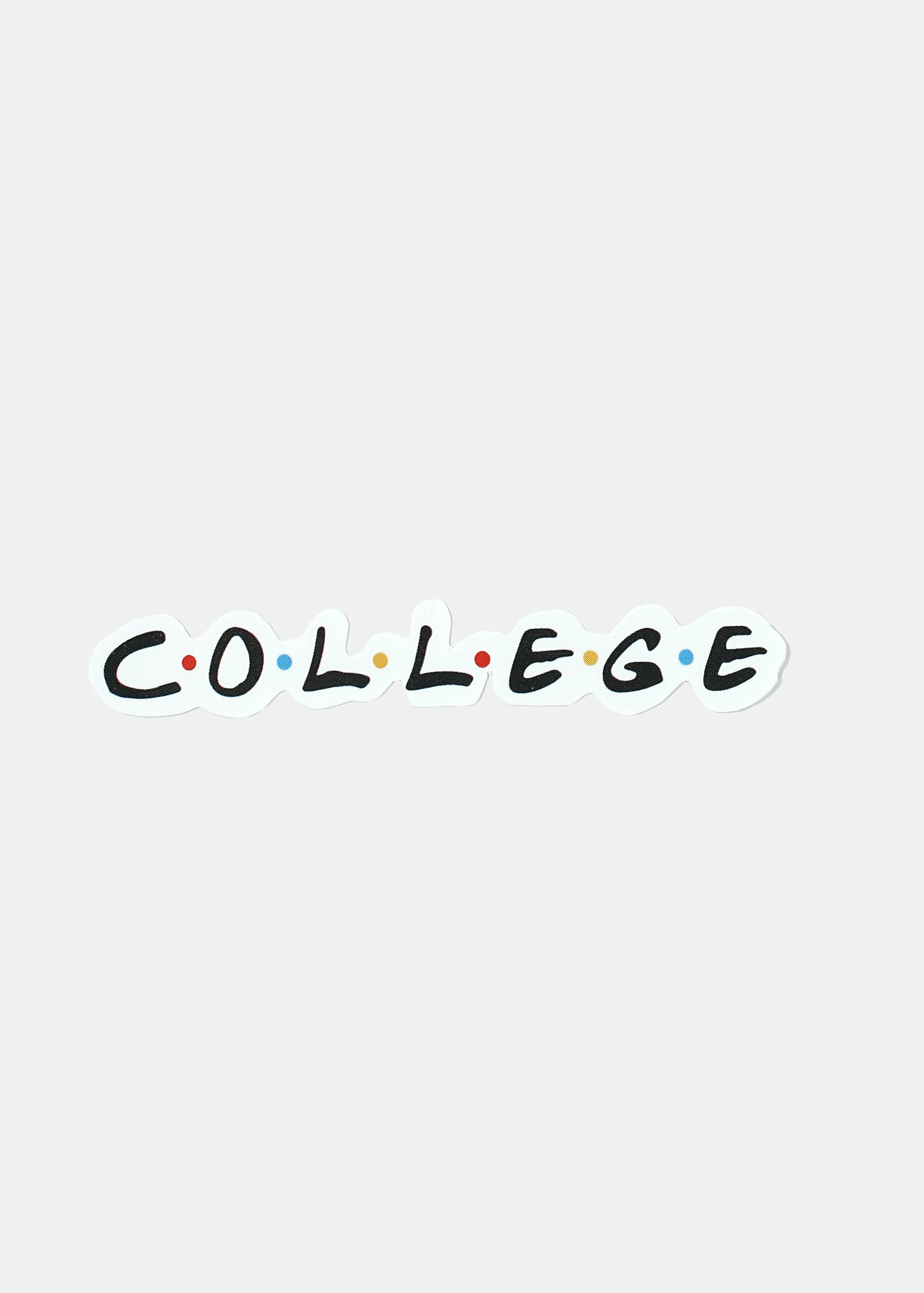 Oki Sticker- College
