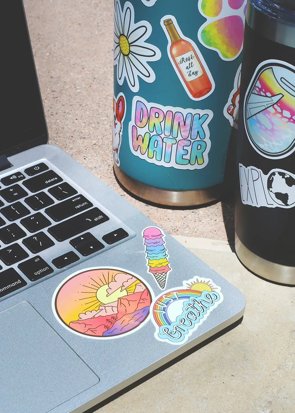 Oki Sticker- Eggplant