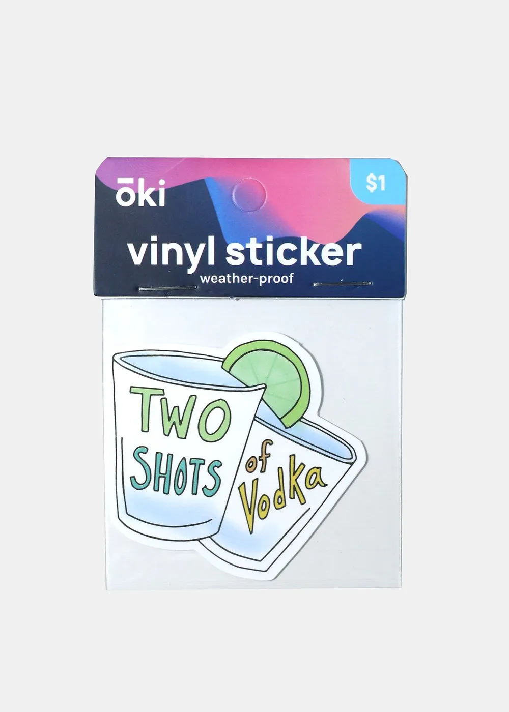 Oki Sticker- Eggplant