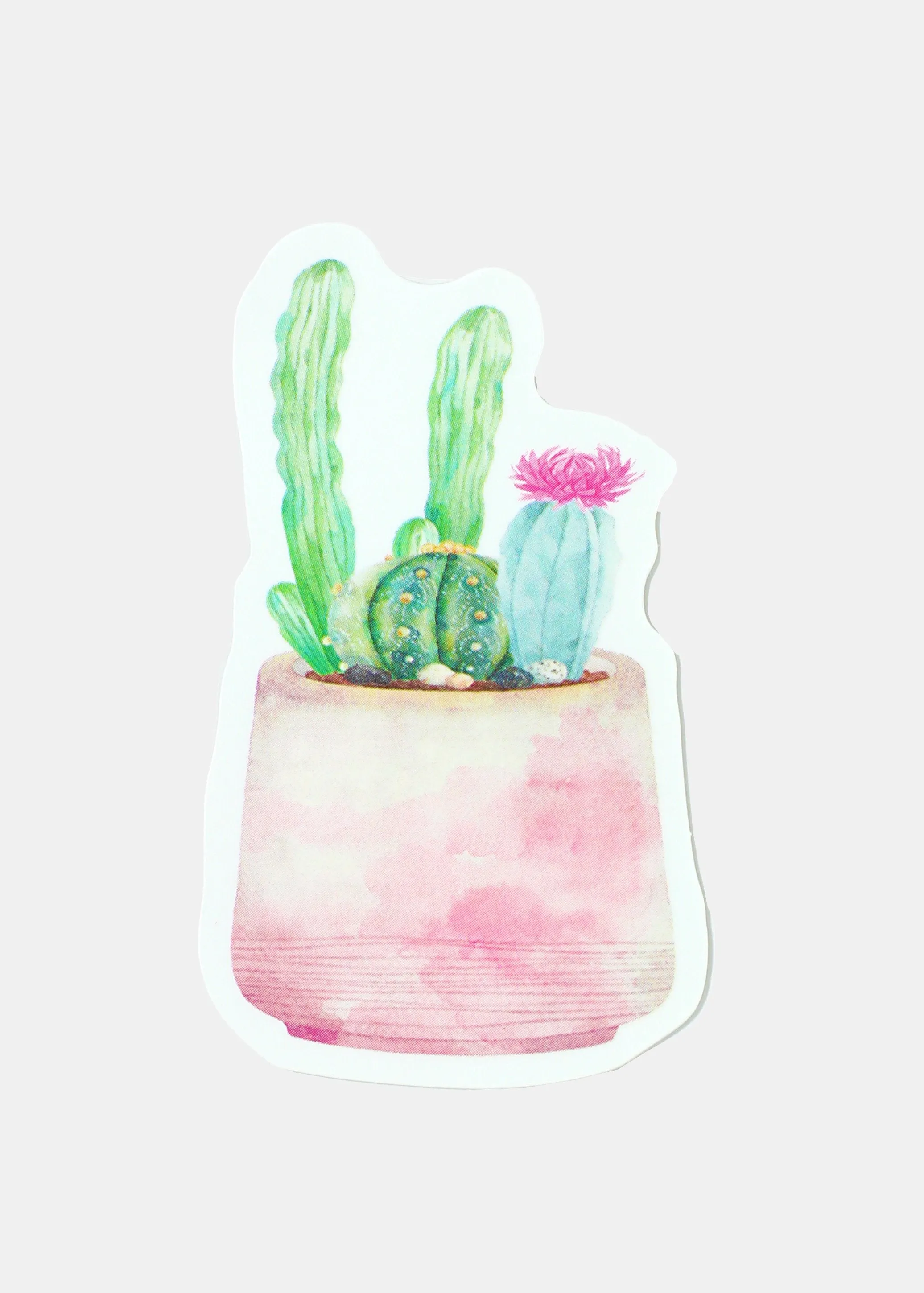 Oki Sticker- Pink Cactus
