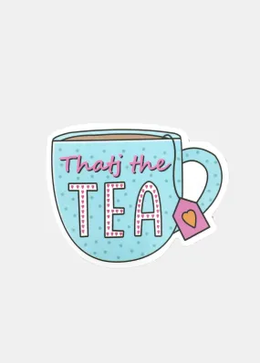 Oki Sticker- That's The Tea