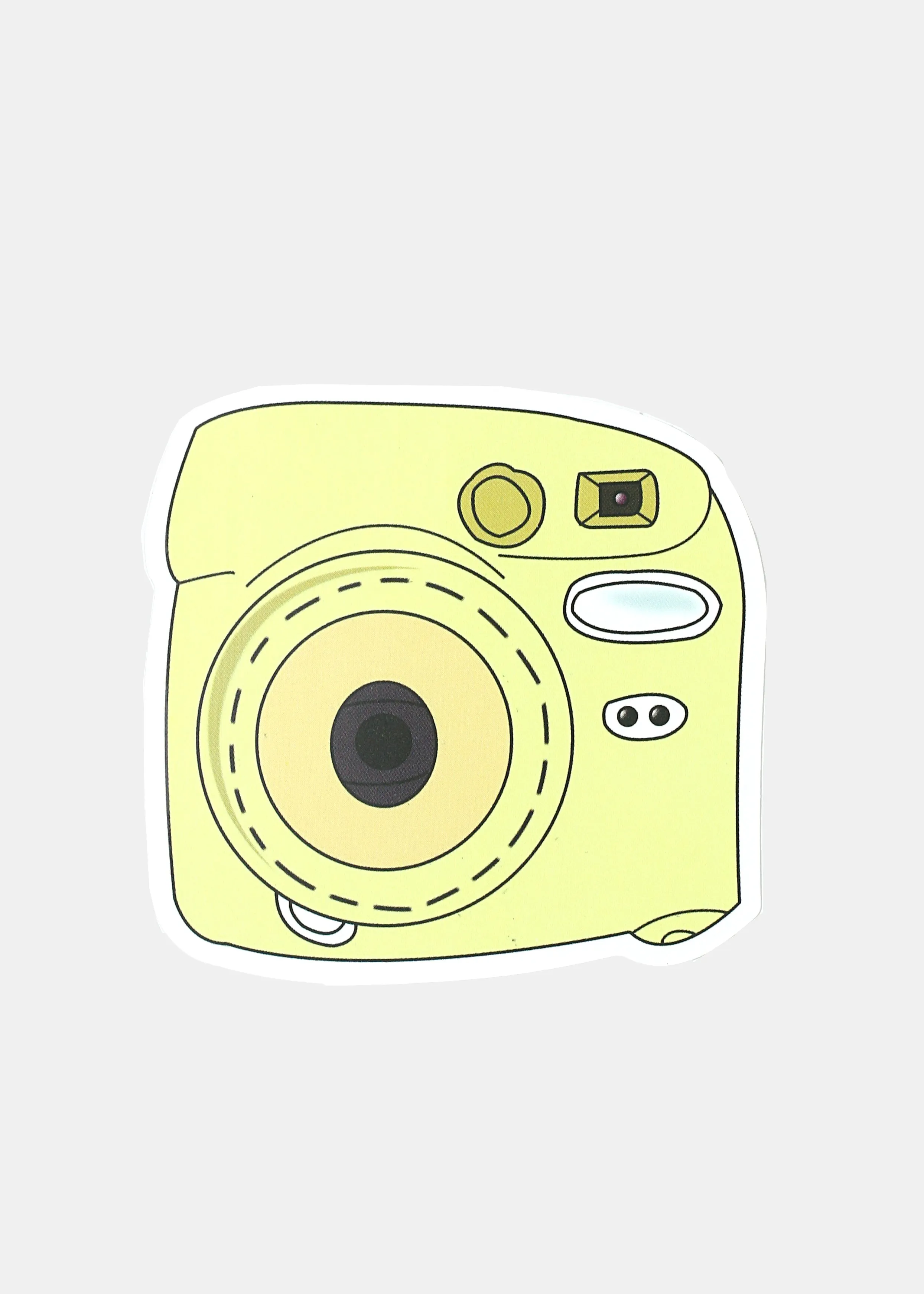 Oki Sticker- Yellow Camera