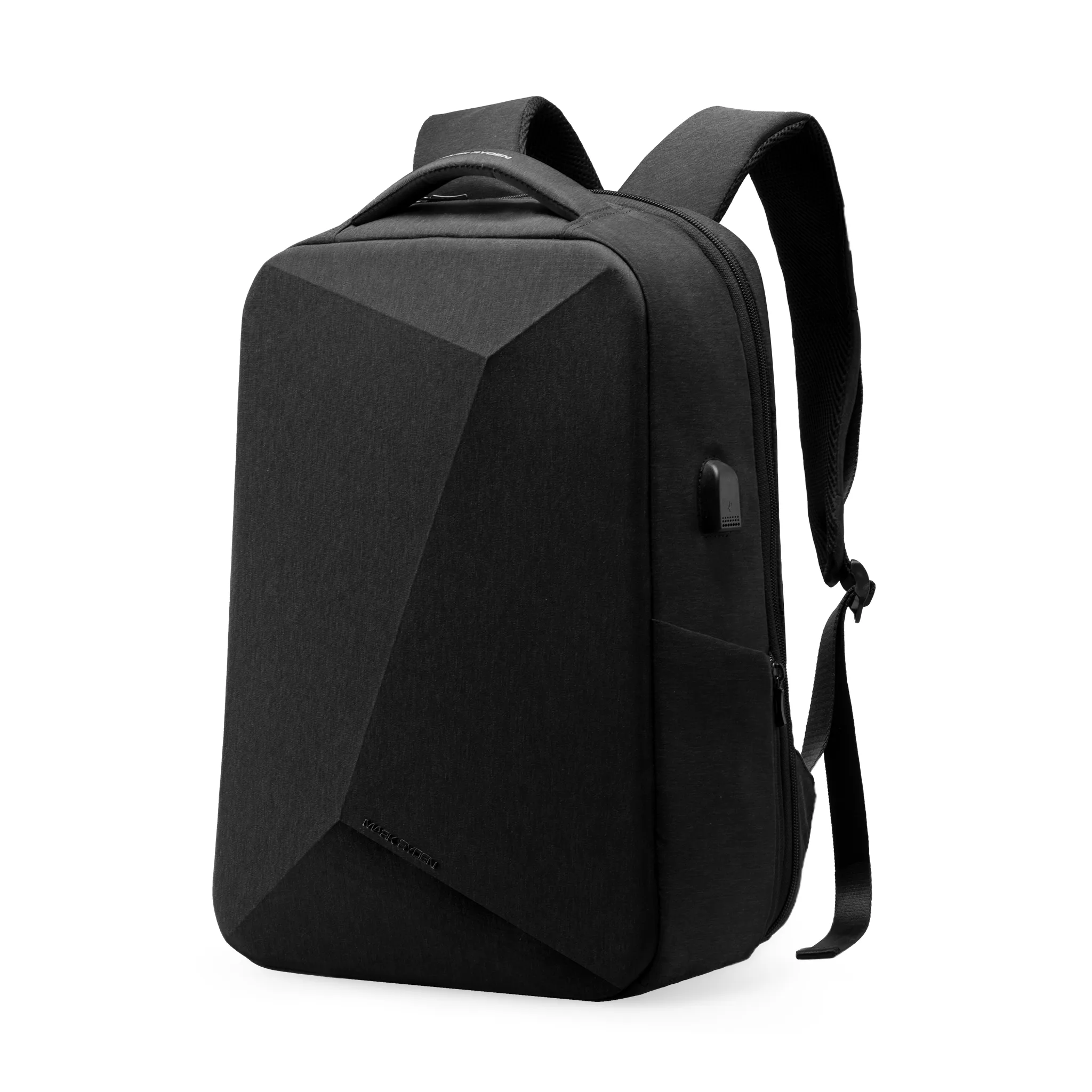 Protector I: Diamond-cut Design Hard shell Waterproof Anti-scratch Multifunctional Laptop Backpack