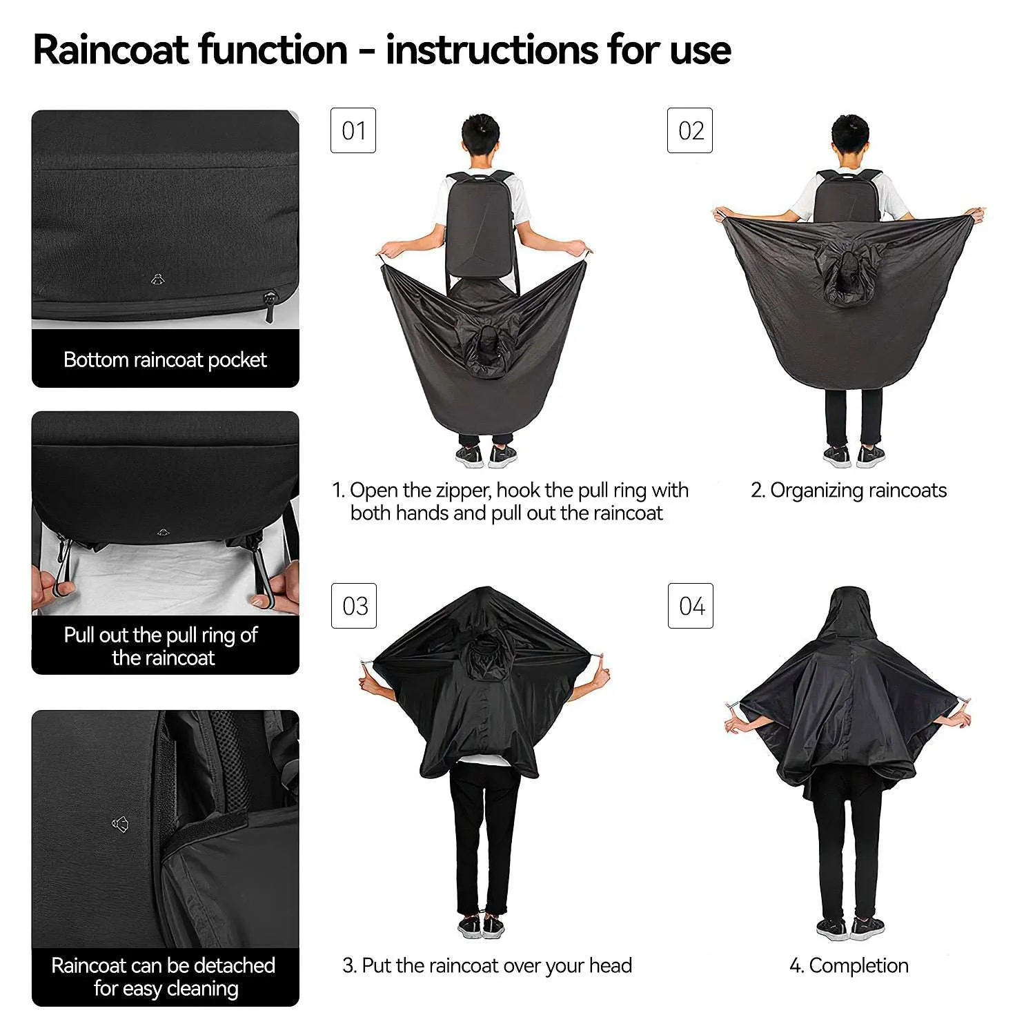 Protector I: Diamond-cut Design Hard shell Waterproof Anti-scratch Multifunctional Laptop Backpack