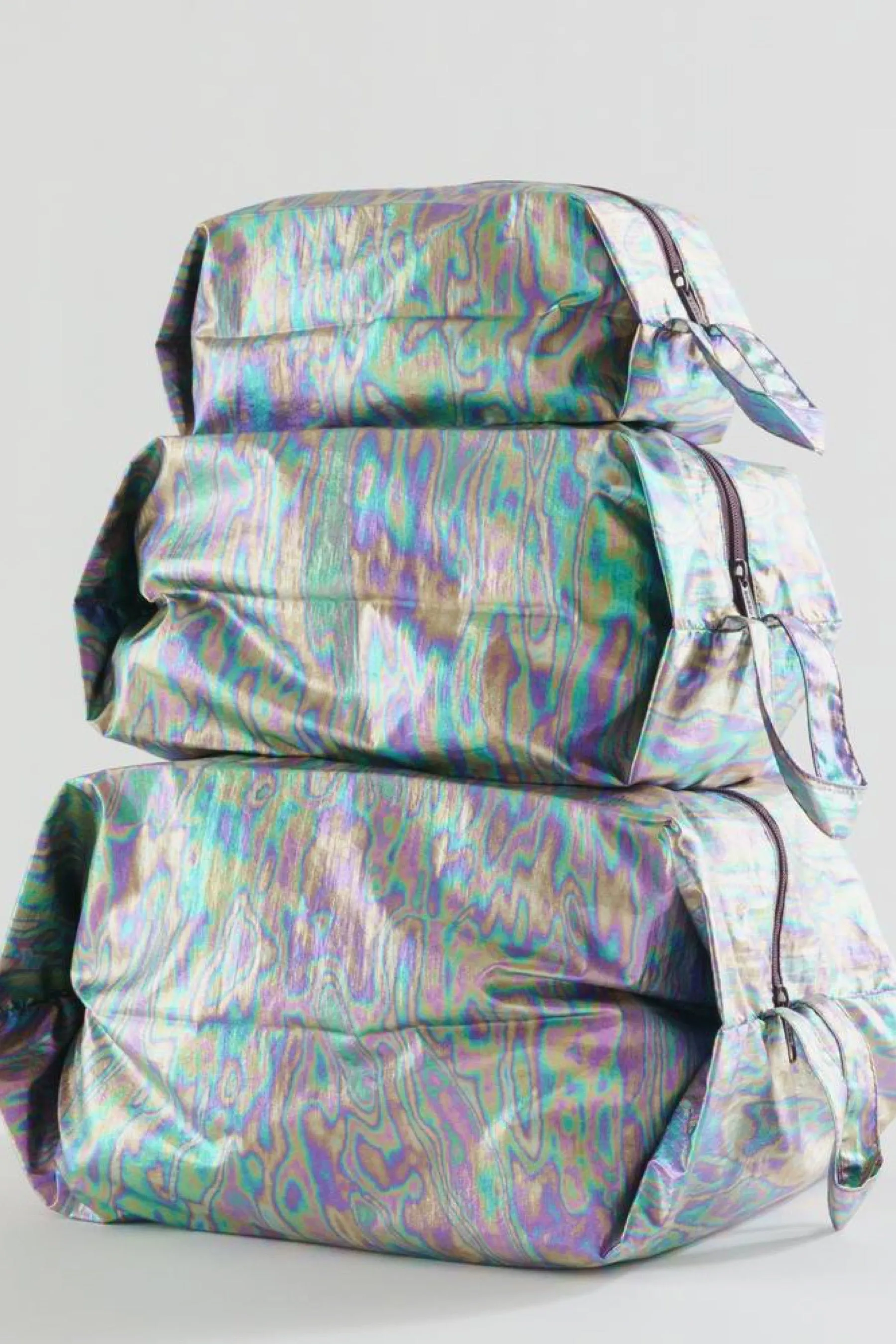 Rainbow Metallic 3D Zip Set
