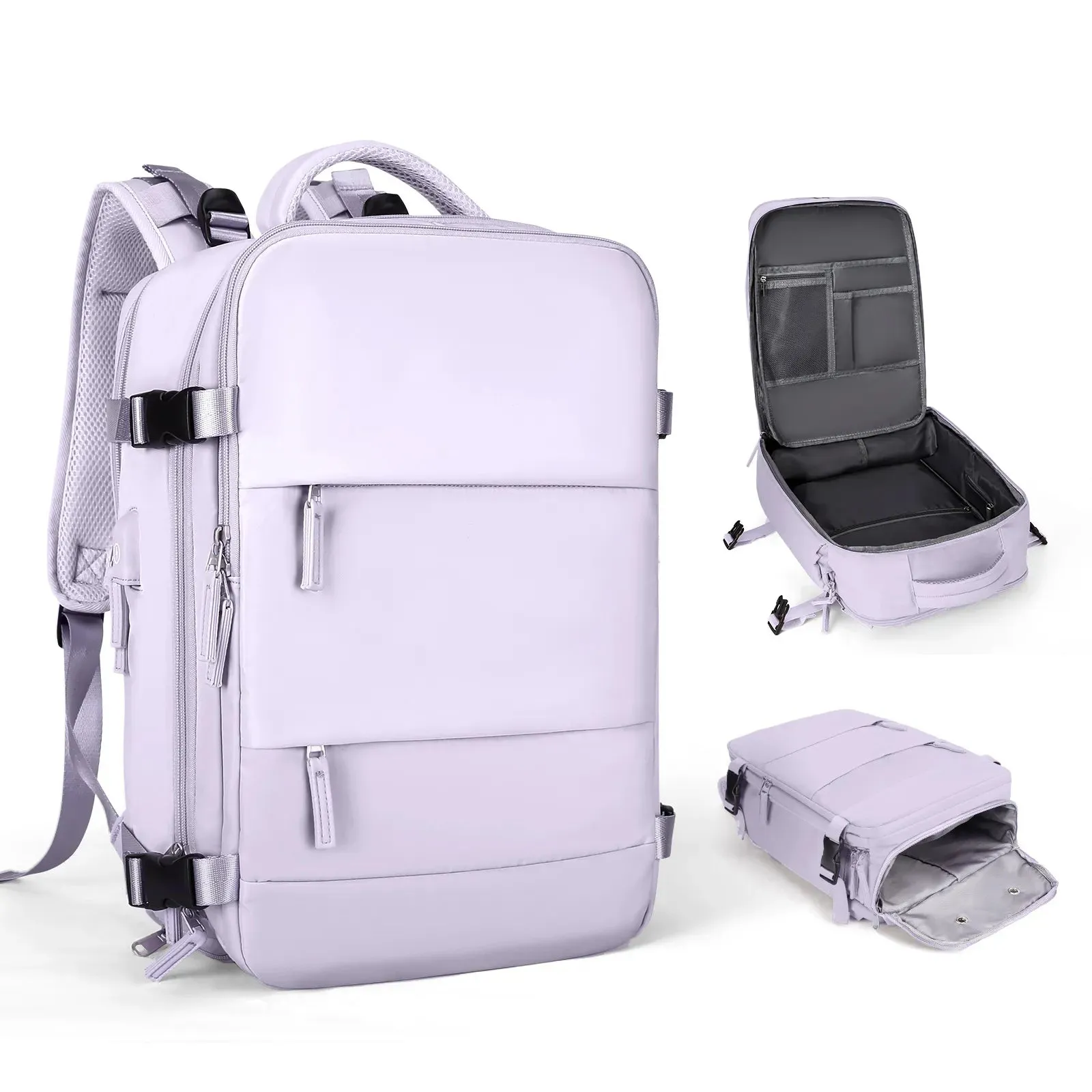 Sohiwoo Travel Backpack for Women, Carry On Backpack,TSA Laptop Backpack Flight Approved, College Nurse Bag Casual Daypack for Weekender