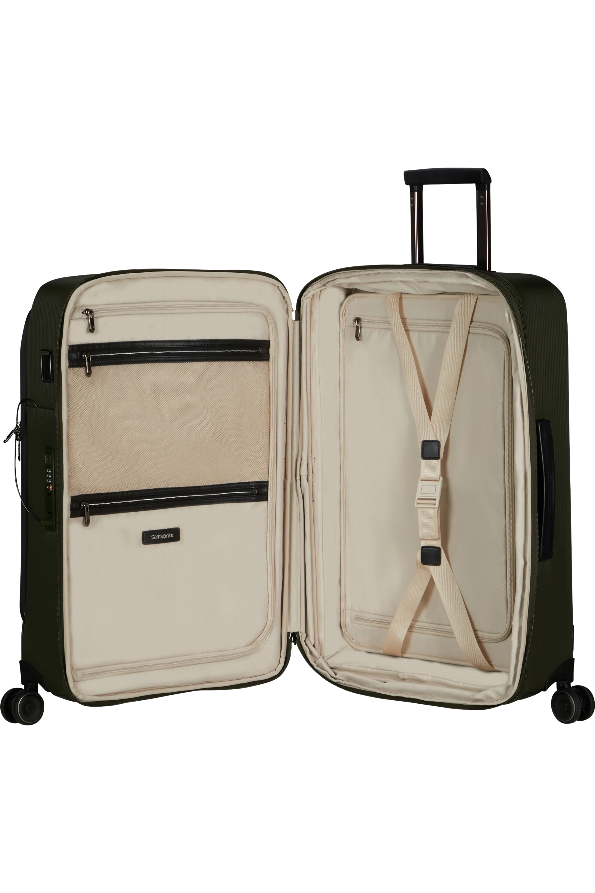 SPLENDIX Spinner (4 wheels) 67cm - Green/Black