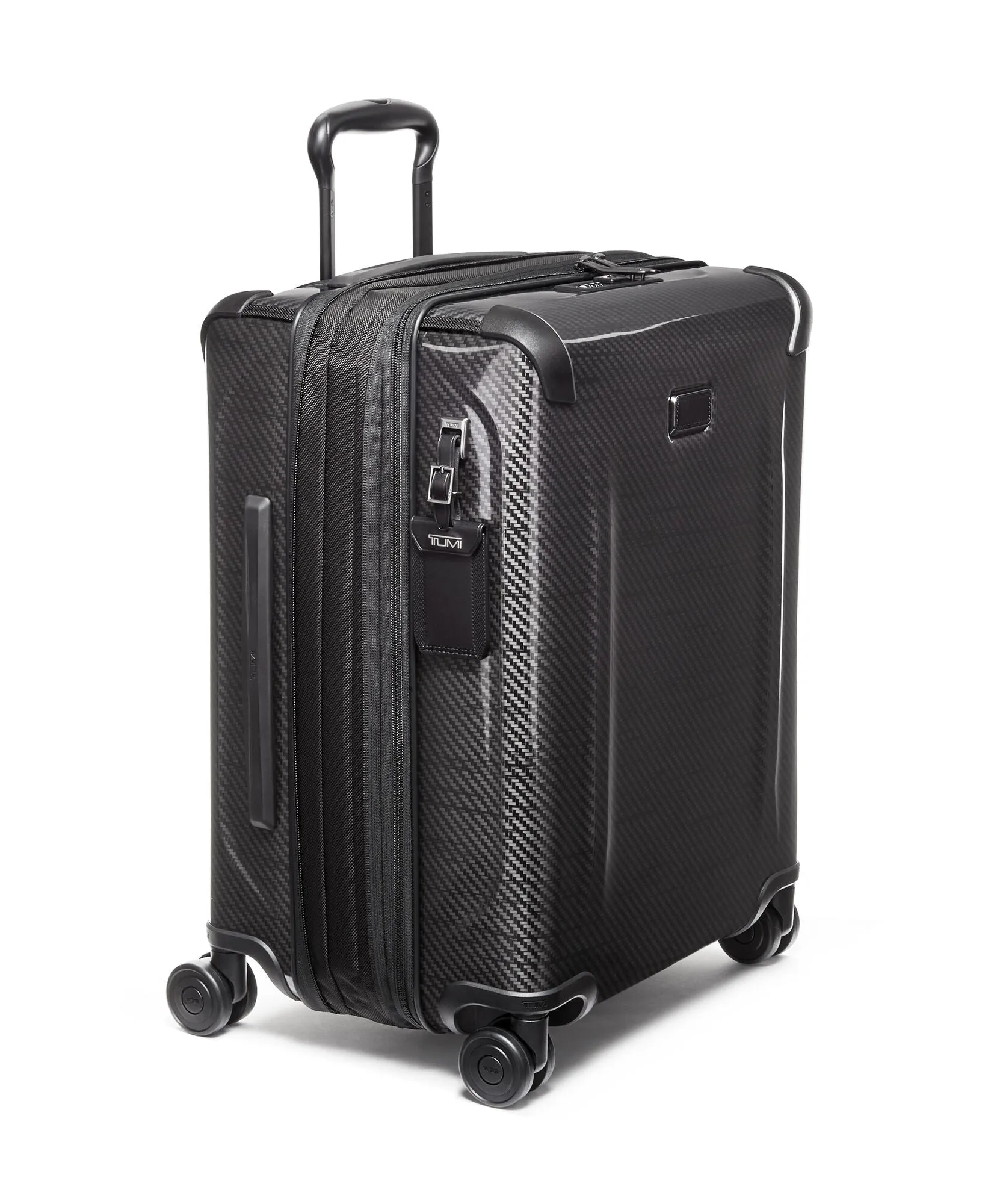 TEGRA-LITE Continental Expandable 4 Wheeled Carry-On - Black/Graphite