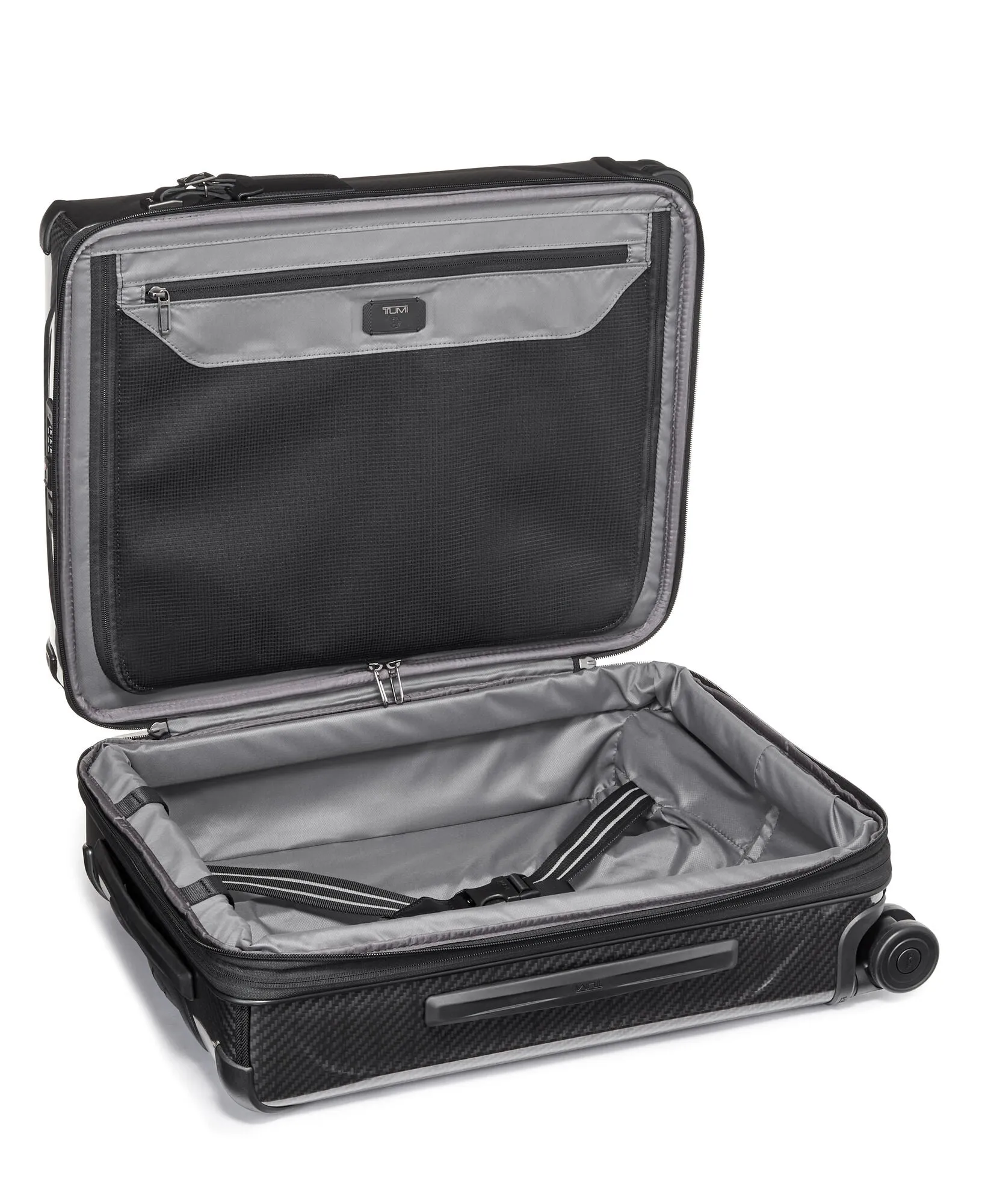 TEGRA-LITE Continental Expandable 4 Wheeled Carry-On - Black/Graphite