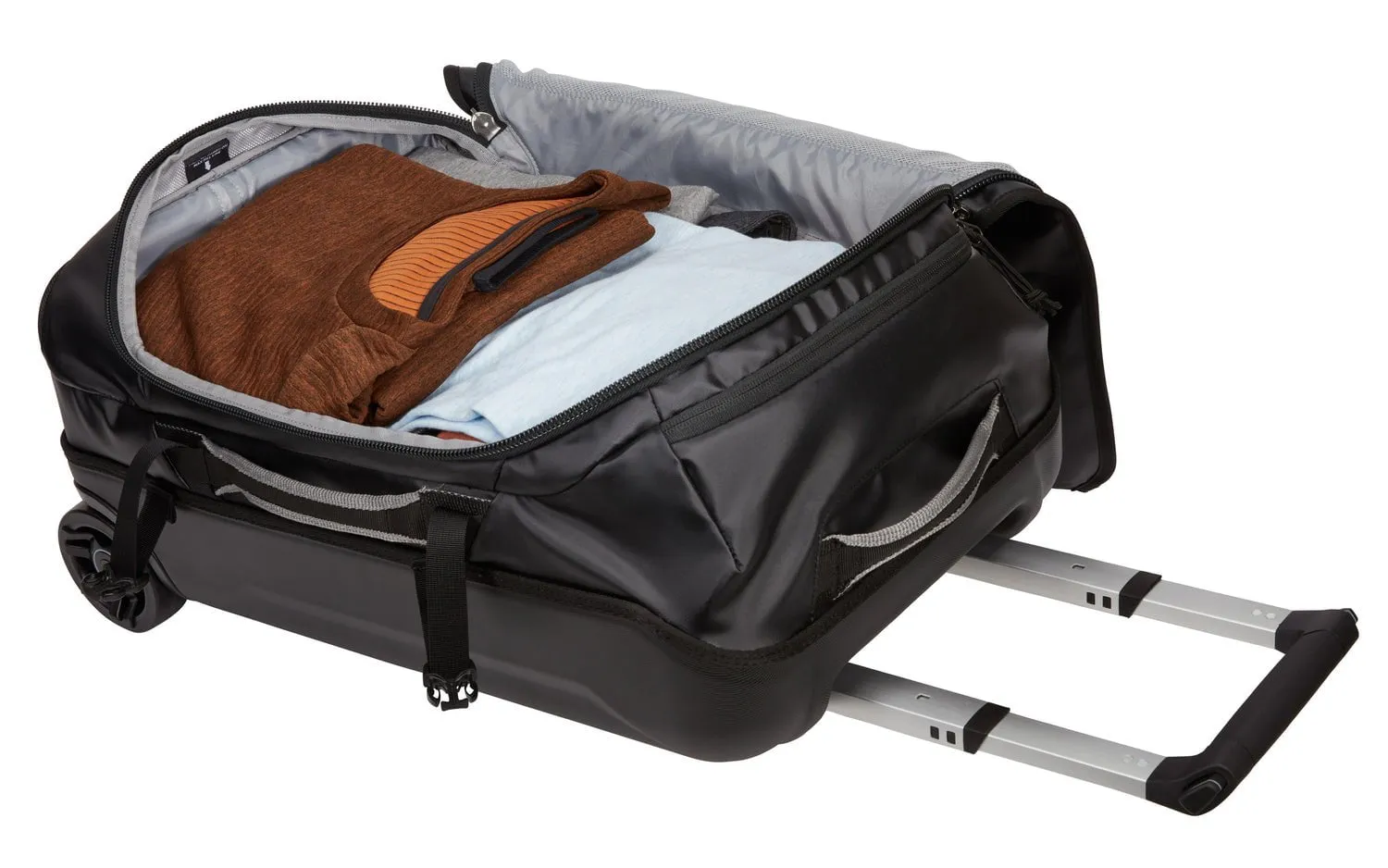 Thule Chasm 40L Carry On Wheeled Duffel Bag - Black