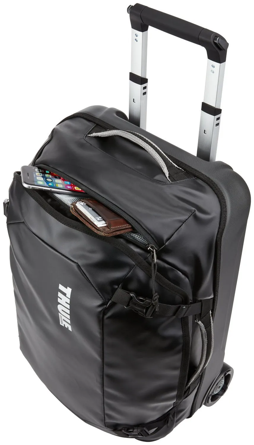 Thule Chasm 40L Carry On Wheeled Duffel Bag - Black
