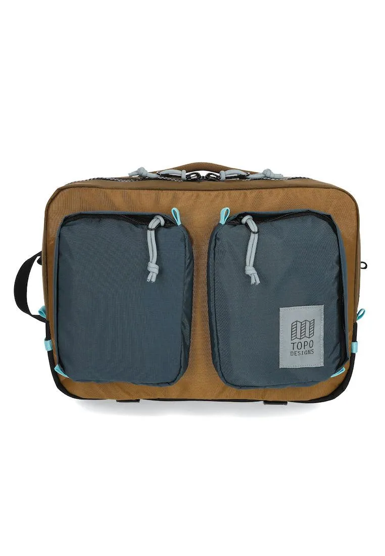 Topo Designs Global Briefcase Desert Palm Pond Blue