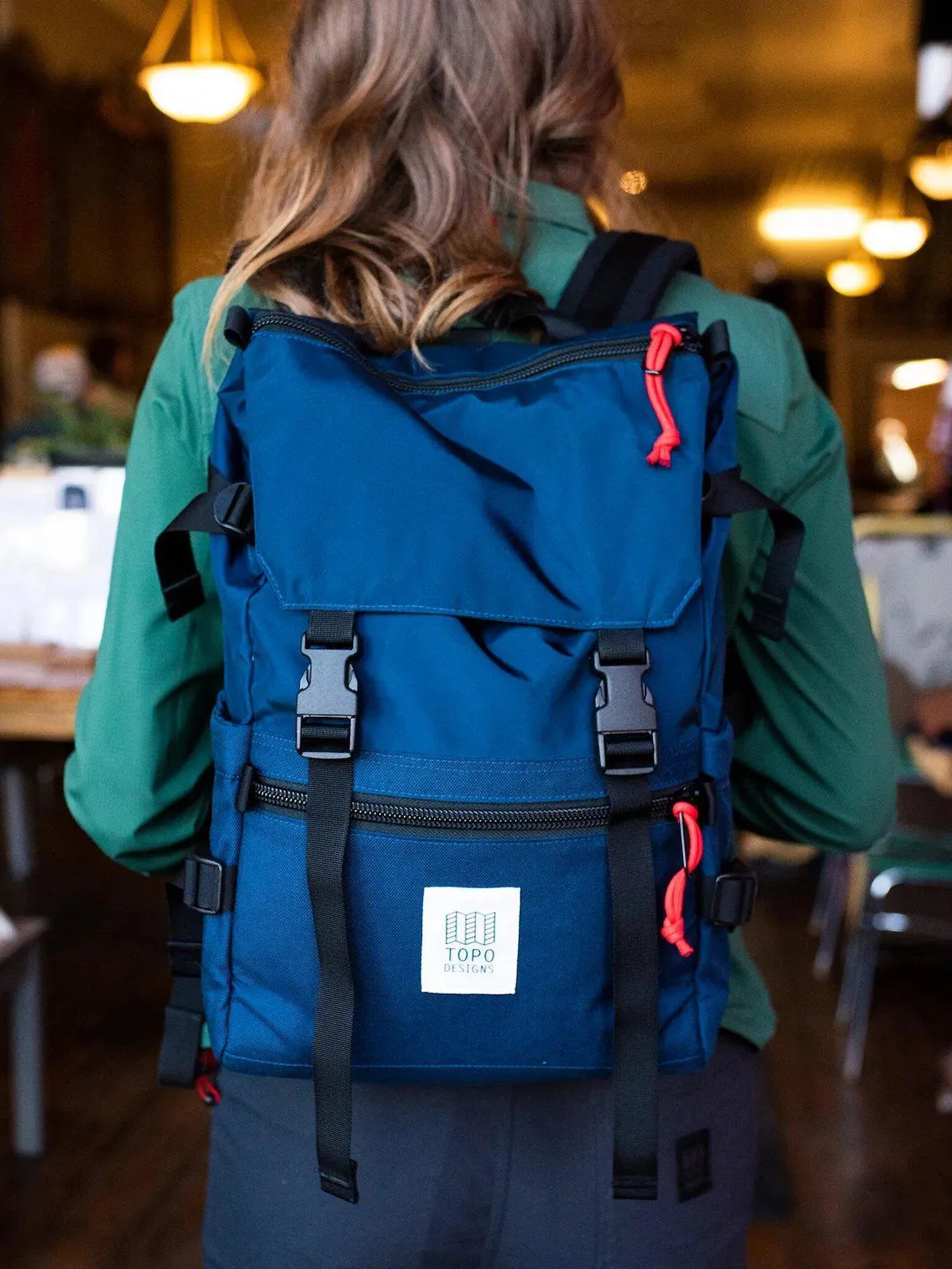 Topo Designs Rover Pack Navy Red
