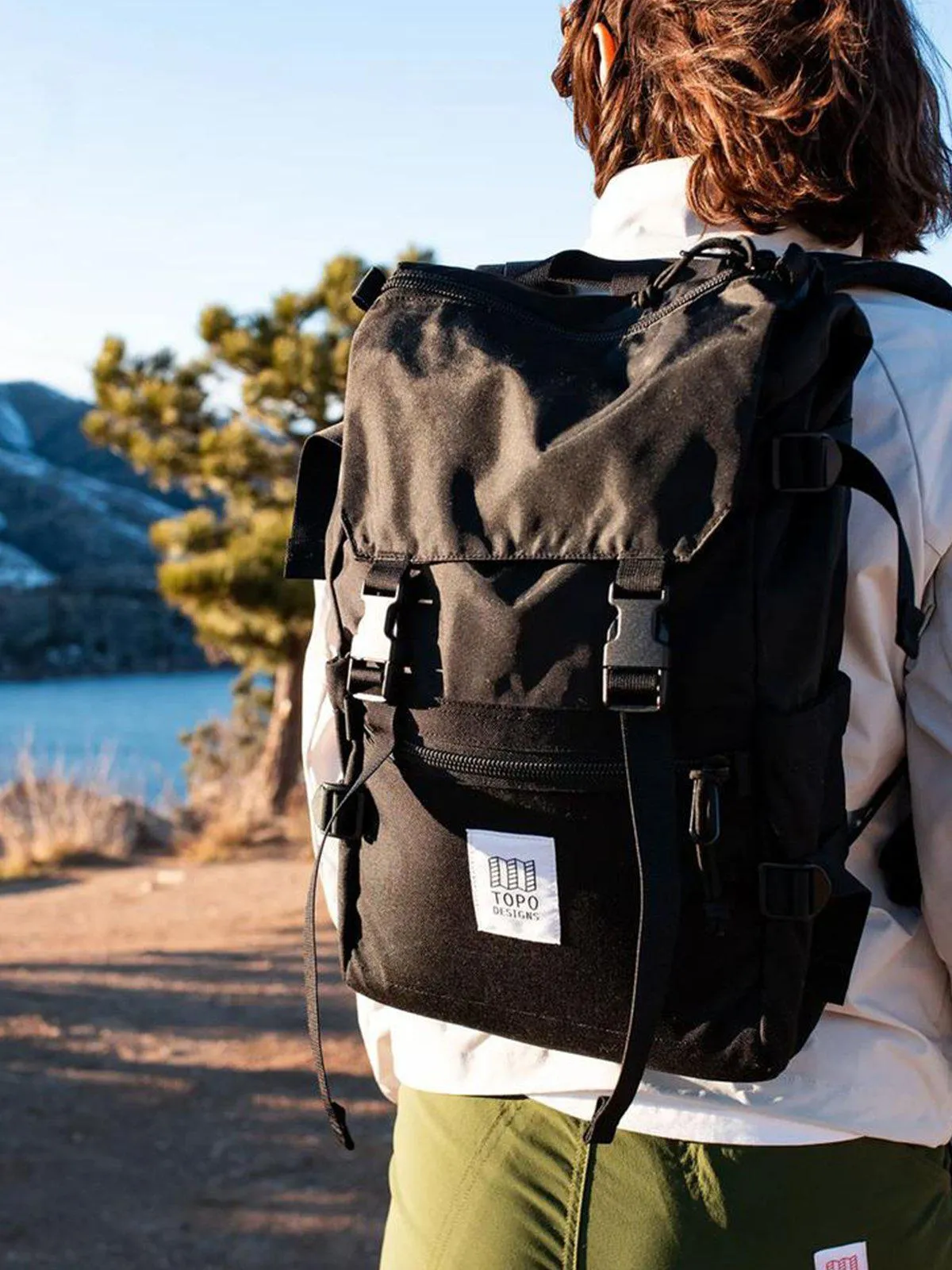 Topo Designs Rover Pack Navy Red