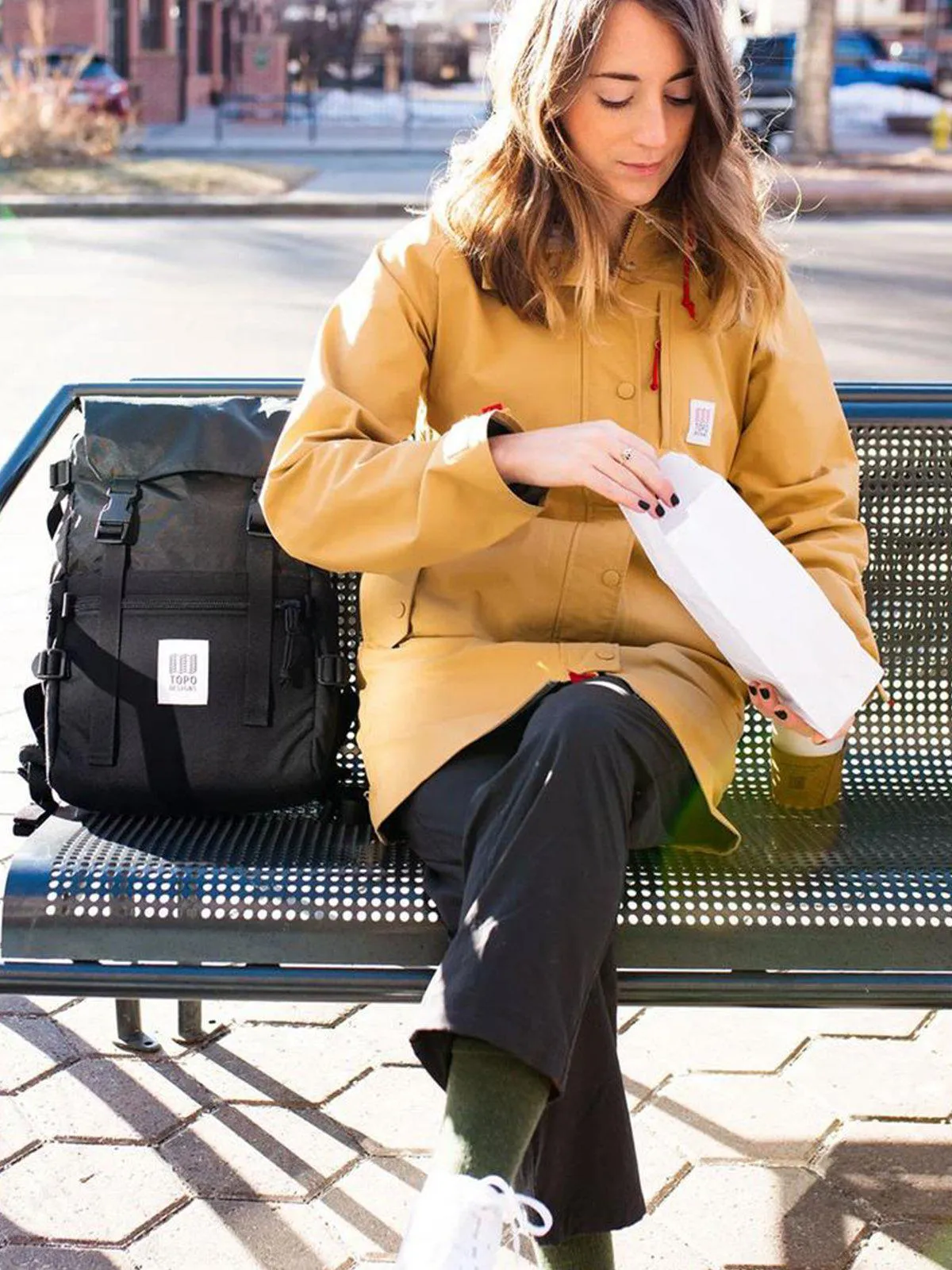 Topo Designs Rover Pack Navy Red