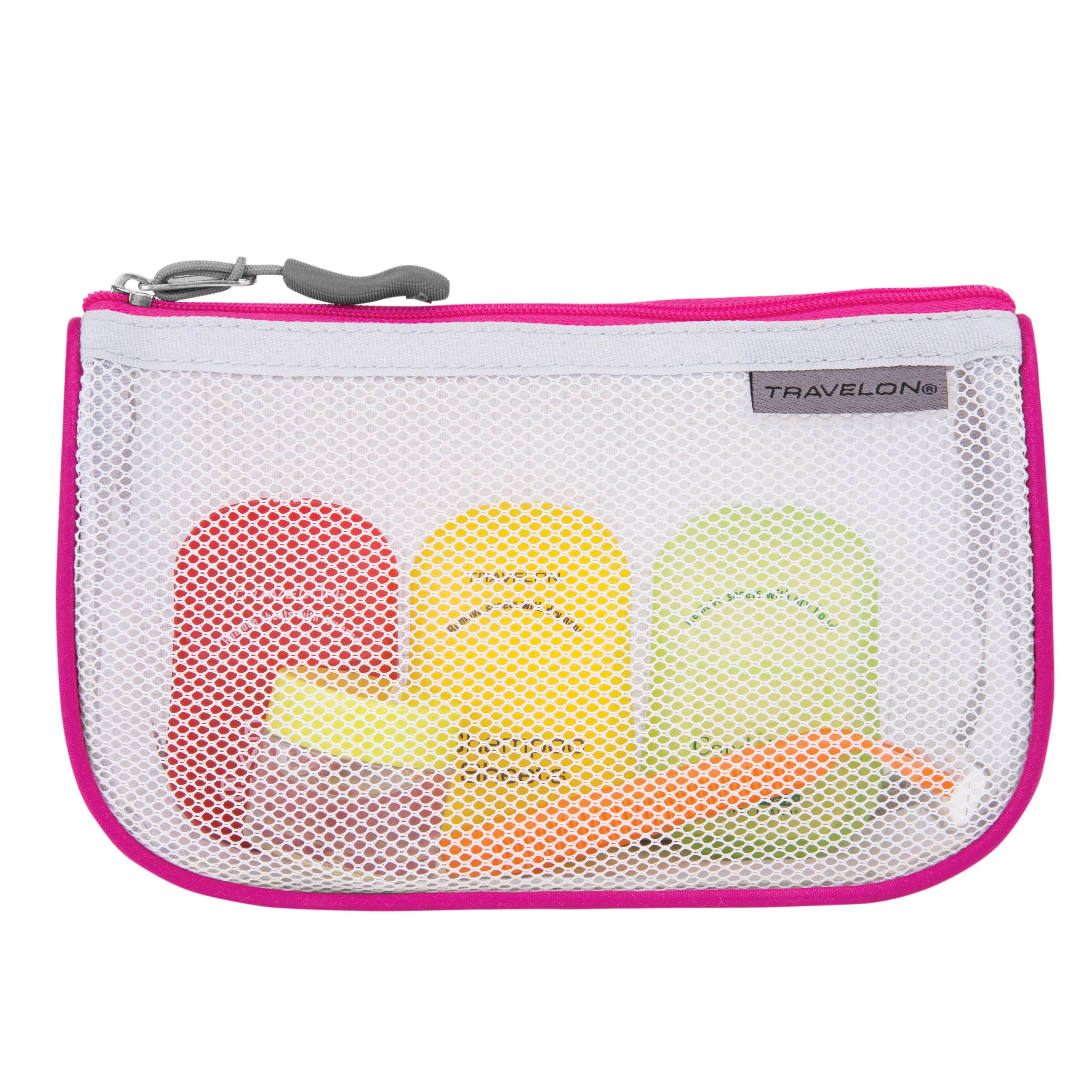Travelon Set of 3 Assorted Piped Pouches