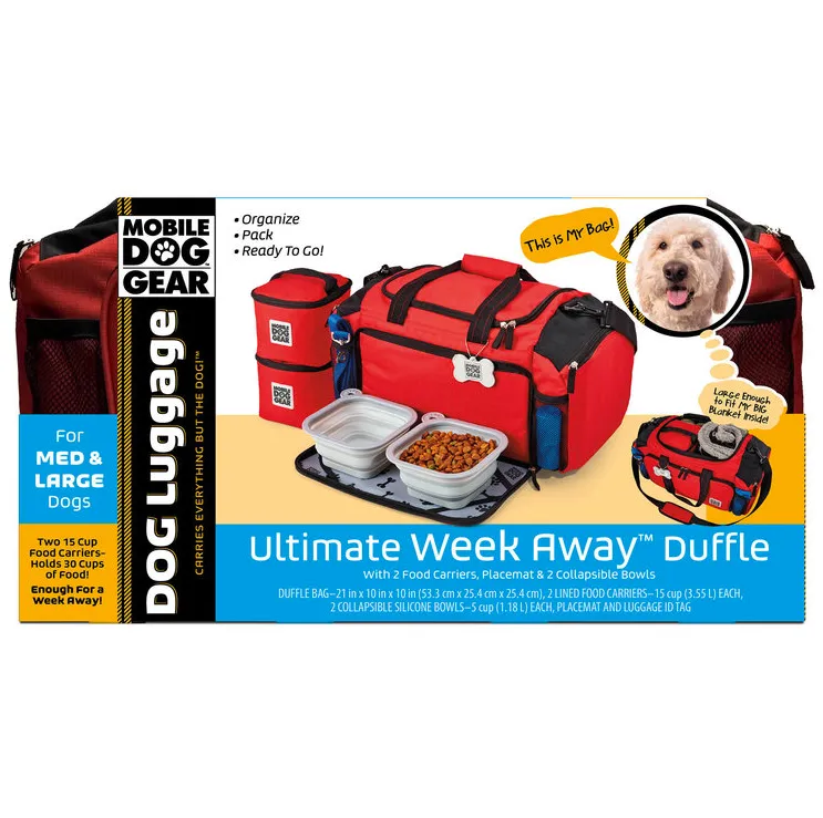 Ultimate Week Away Duffle Bag ~ Red