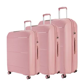 Vienna Suitcases Set of 3   Beauty Case - Rose Gold