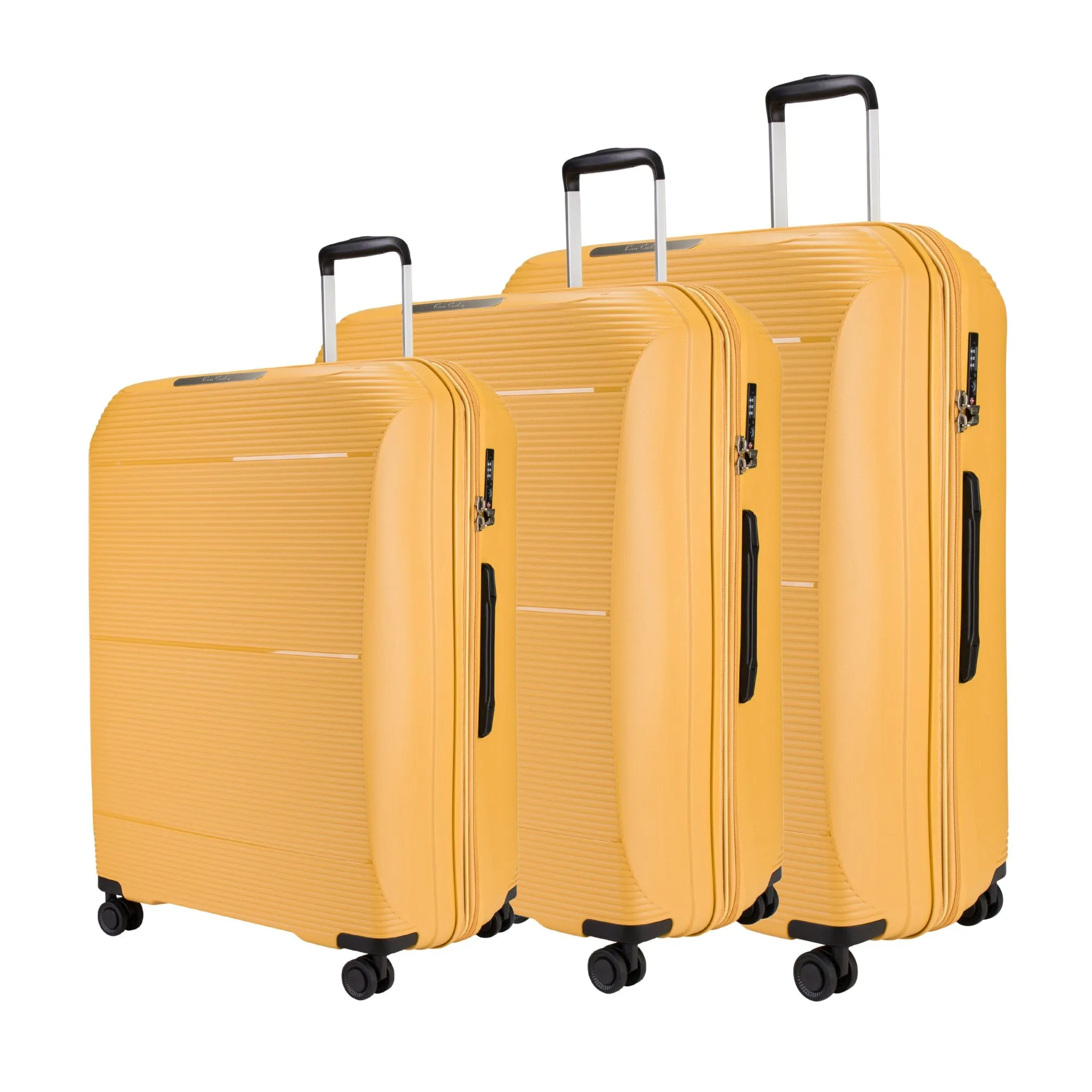 Vienna Suitcases Set of 3   Beauty Case - Rose Gold